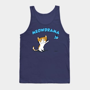 Meowdrama Funny Cute Dramatic Cat Gift For Cat Lovers Tank Top